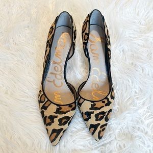 Sam Edelman cheetah print heels